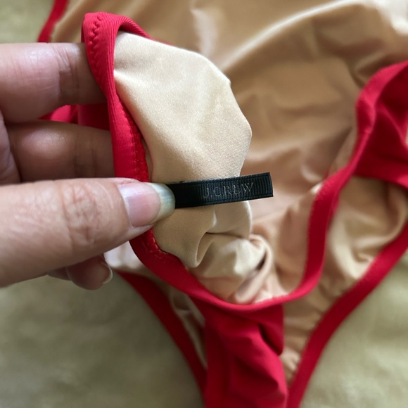 Cherry tomato red medium swimsuit from J Crew - Picture 4 of 6